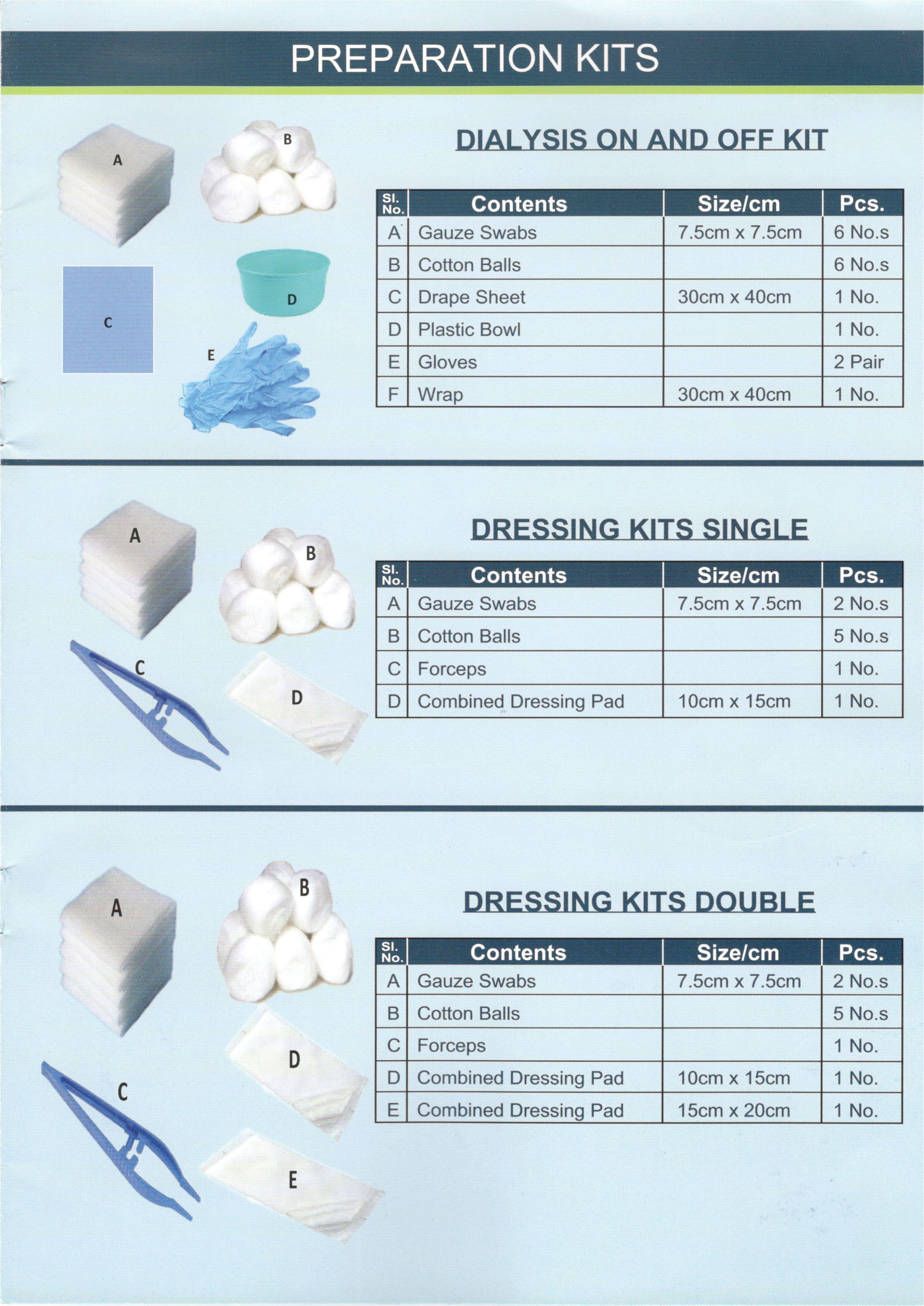 Dialysis On Off Kit_dressing Kits