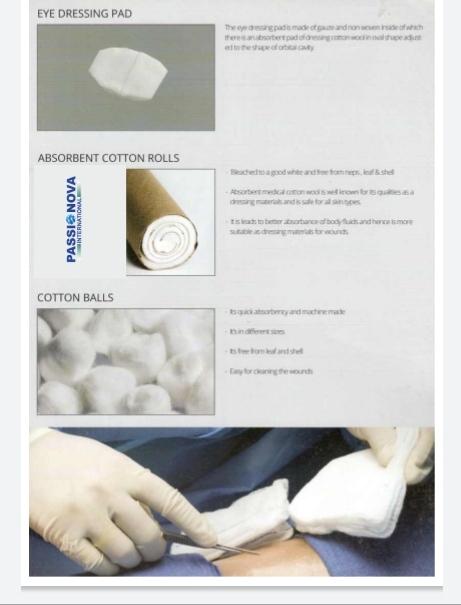 Eye Dresssing_absorbent Cotton Roll_cotton Balls