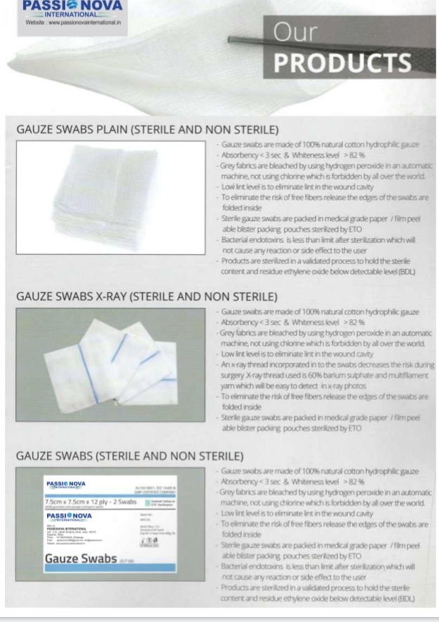 GAUZE SWABS