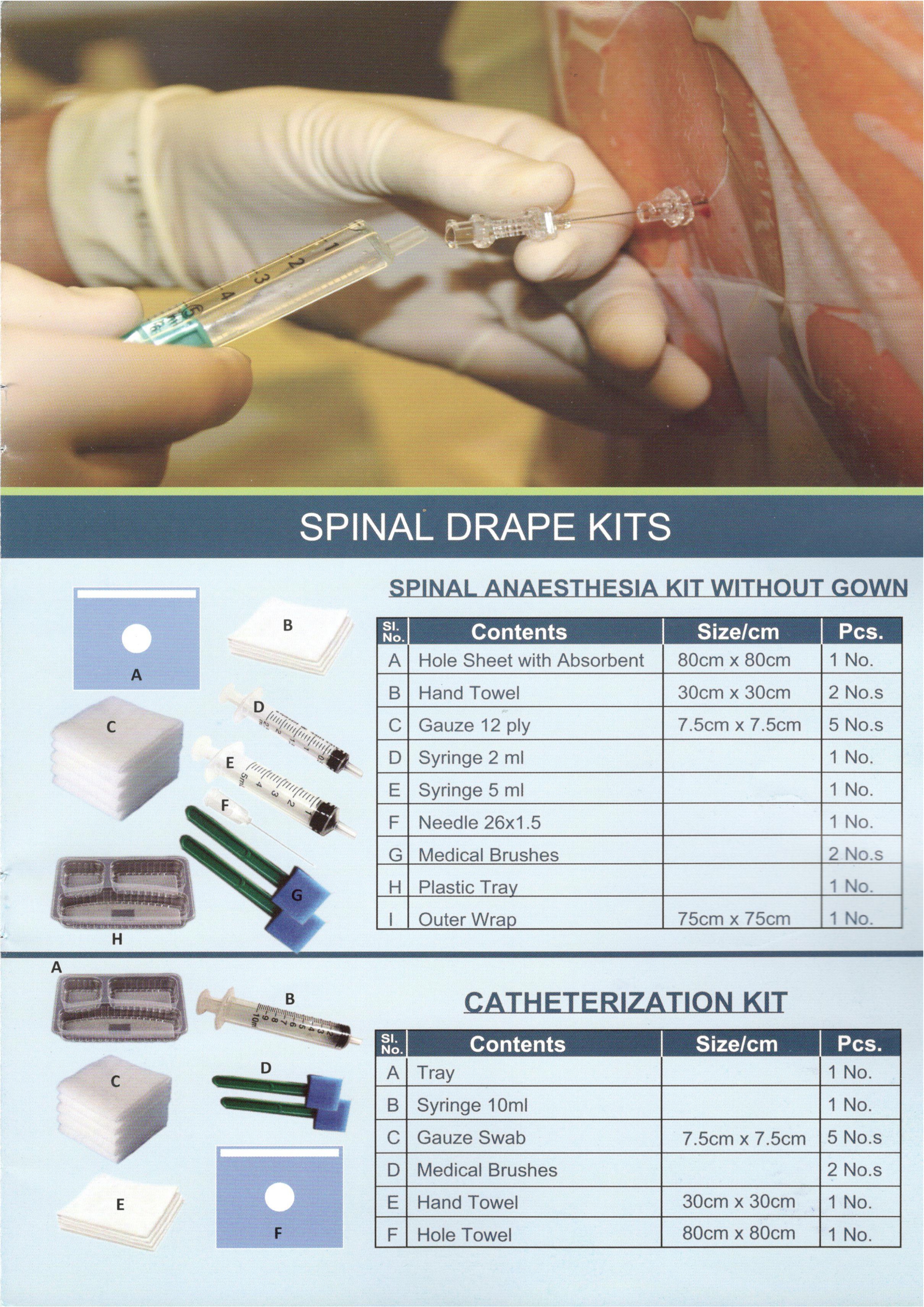 SPINAL ANESTHISIA KIT_CATHETERIZATION KIT